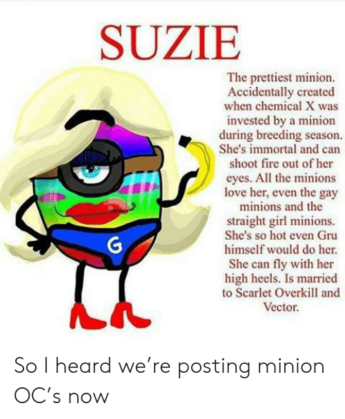 500x608 Suzie The Prettiest Minion Accidentally Created When Chemical X