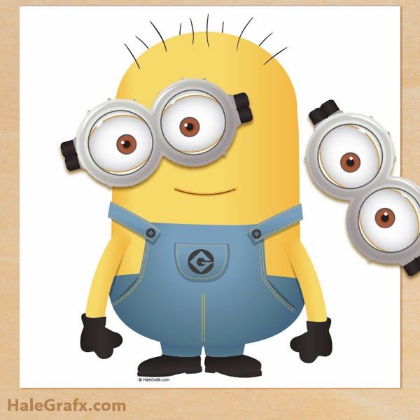600x600 Vector Despicable Me Put Your Eyes On The Minion Free Printable