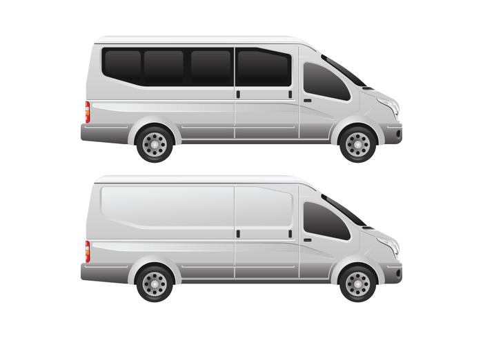 700x490 Minibus Vector Template