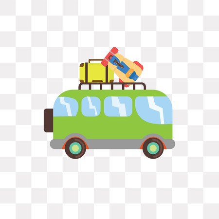 450x450 Minivan Vector Icon Isolated On Transparent Background, Minivan