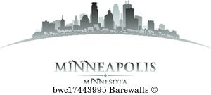 Minneapolis Skyline Vector