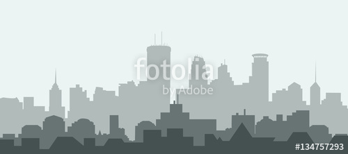 500x222 Minneapolis City Skyline