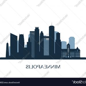 Minneapolis Skyline Vector at Vectorified.com | Collection of ...