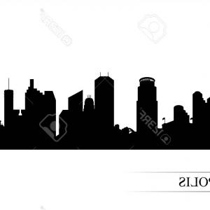 300x300 Stock Illustration Minneapolis Skyline Vector Illustration Image