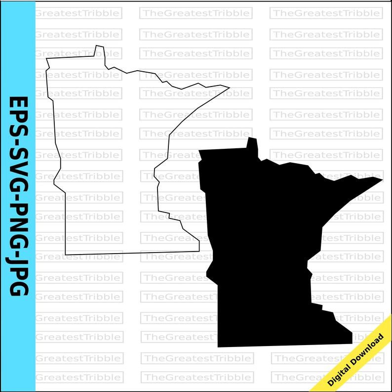 Minnesota Map Vector at Vectorified.com | Collection of Minnesota Map ...