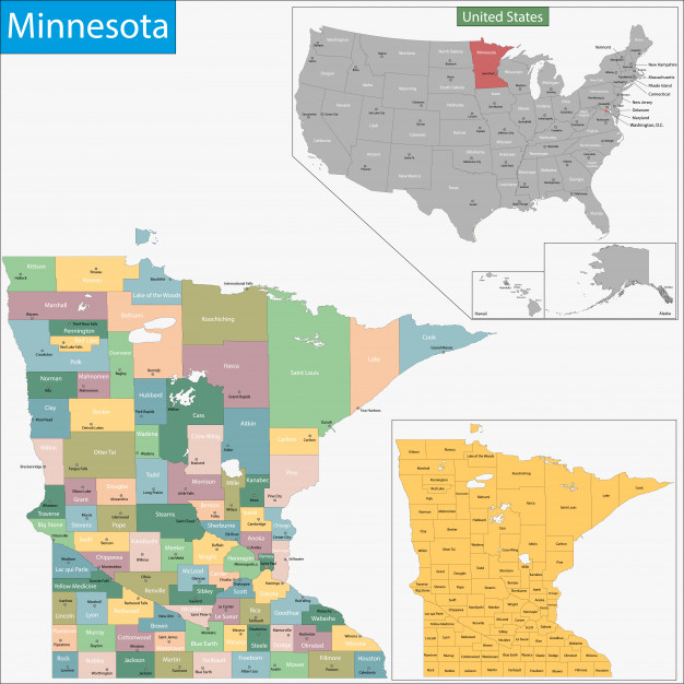 Minnesota Map Vector Premium Download 626x626 Minnesota Map Vector Premium Download
