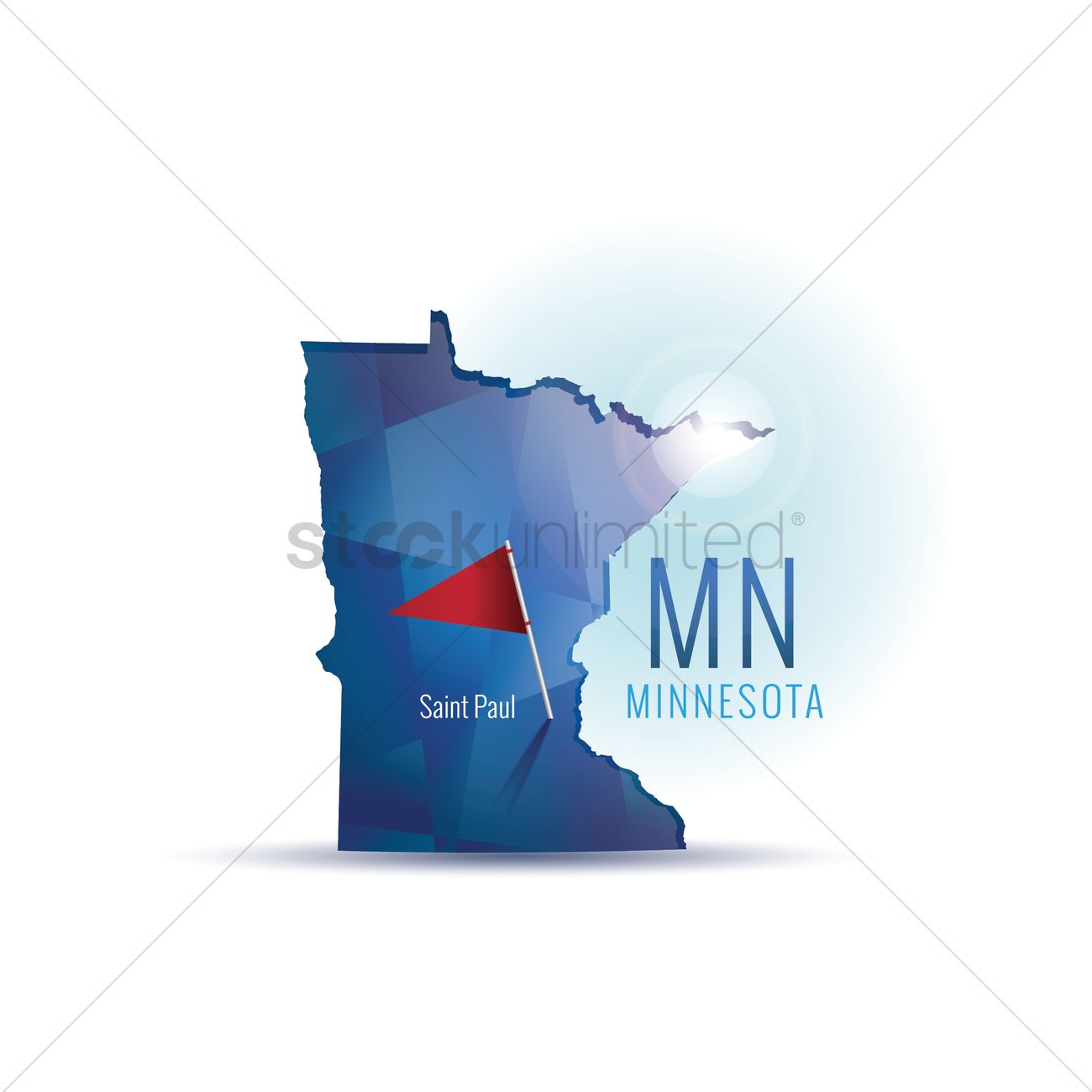 Minnesota Map With Capital City Vector Image 1300x1300 Minnesota Map With Capital City Vector Image