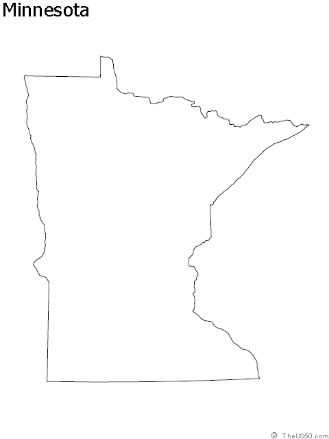 Minnesota Outline Vector at Vectorified.com | Collection of Minnesota ...