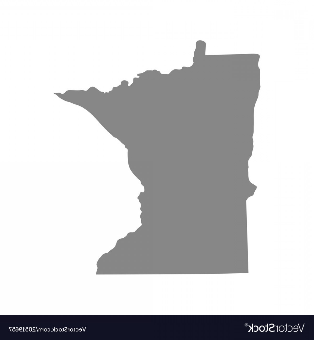 Map Of The Us State Of Minnesota Vector Soidergi 1200x1296 Map Of The Us State Of Minnesota Vector Soidergi