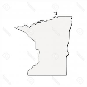 Photostock Vector Minnesota State Map Outline Smooth Simplified Us 300x300 Photostock Vector Minnesota State Map Outline Smooth Simplified Us