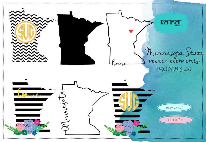 794x547 Minnesota Minnesota Vector Minnesota Etsy