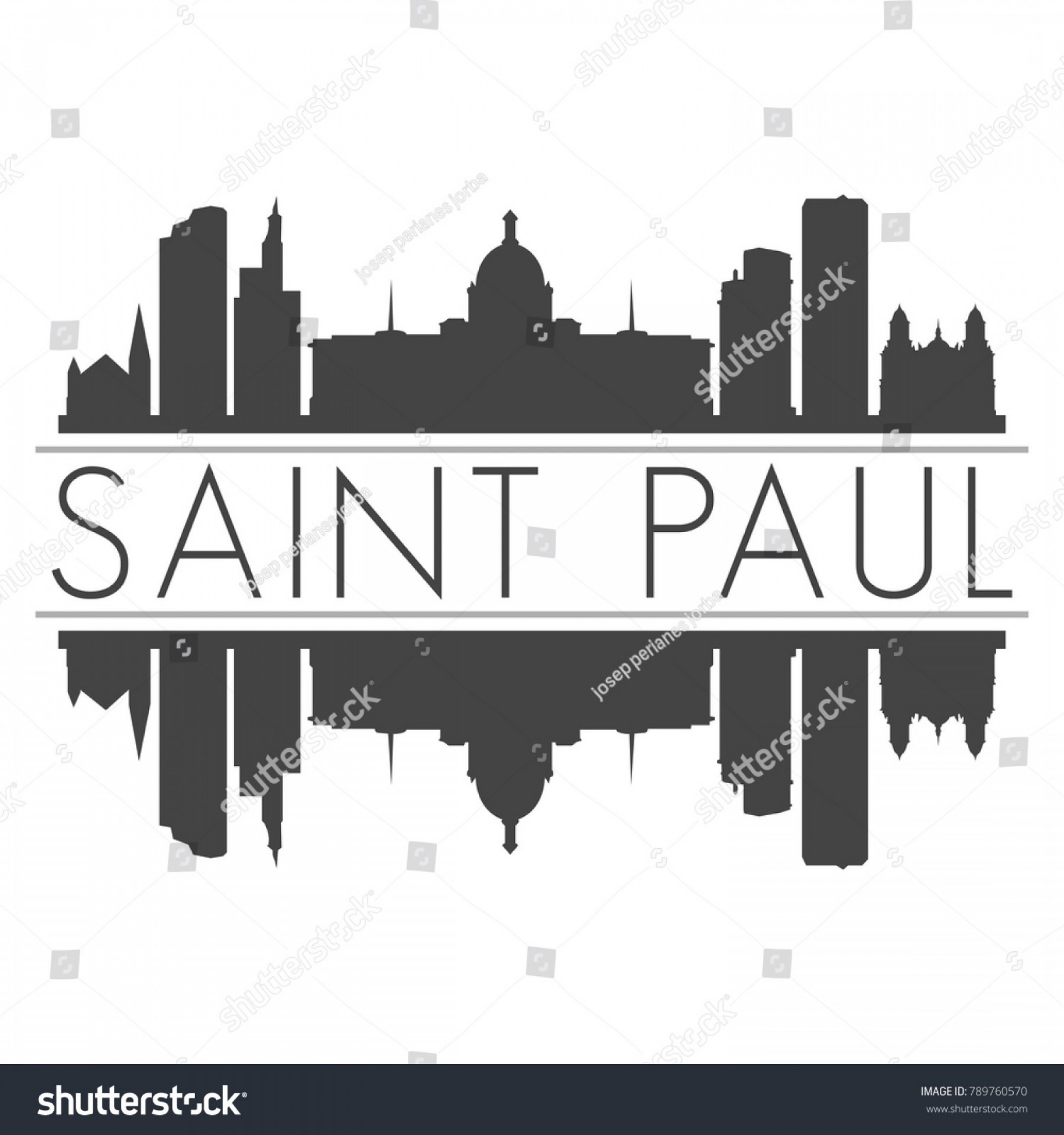 2160x2304 Saint Paul Minnesota Usa Skyline Vector Hoodamathrun