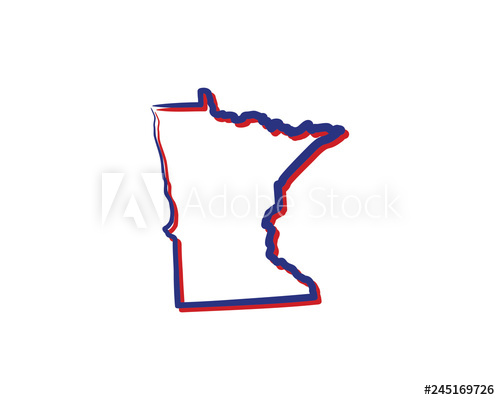 500x400 Minnesota Outline Logo Icon