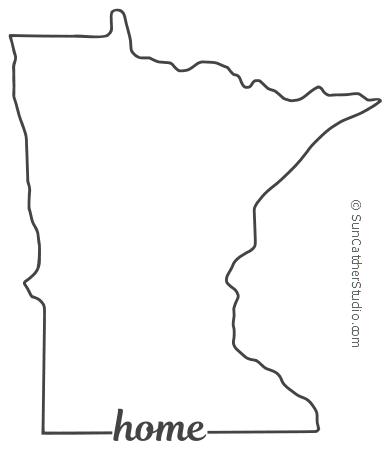 390x450 Minnesota Map Outline, Printable State, Shape, Stencil, Pattern