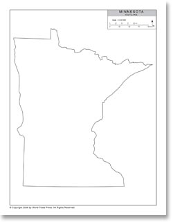 250x321 Simple Outline Map Of Minnesota Available As