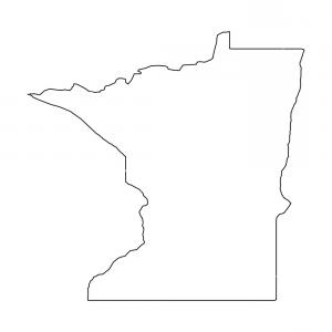 Minnesota Vector Outline at Vectorified.com | Collection of Minnesota ...