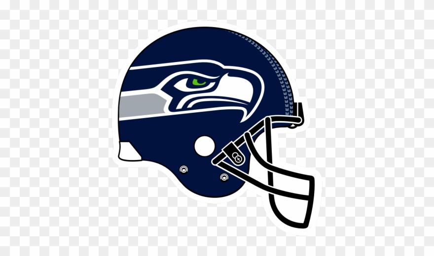 880x520 Sea Hawks Iogo On Helment Drawing