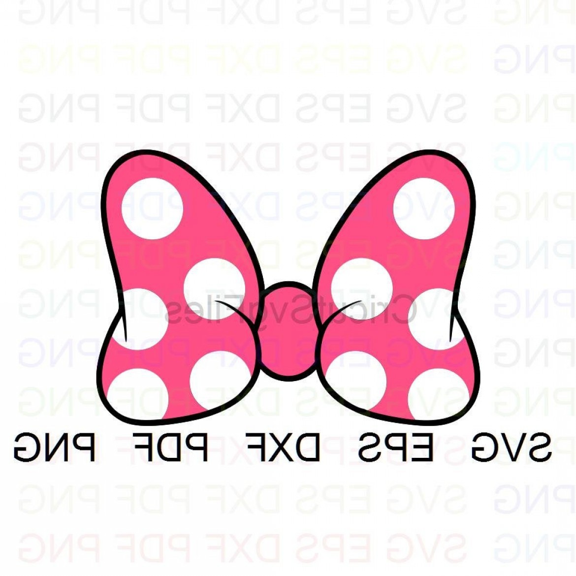 Minnie Bow Vector At Vectorified.com 