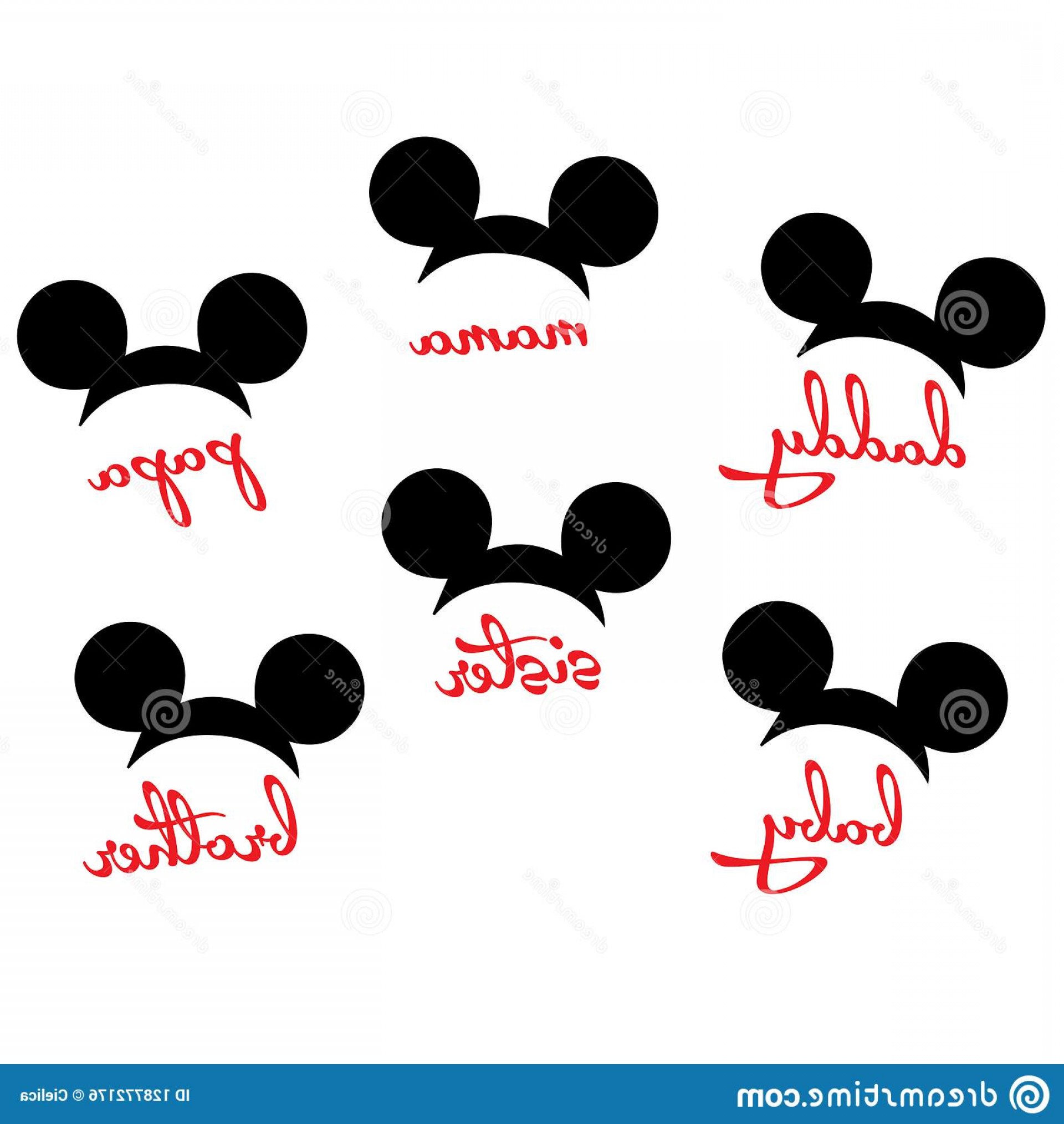 Mickey Mouse Minnie Mouse Head Family Vector Image Cutting 1920x2028 Mickey Mouse Minnie Mouse Head Family Vector Image Cutting