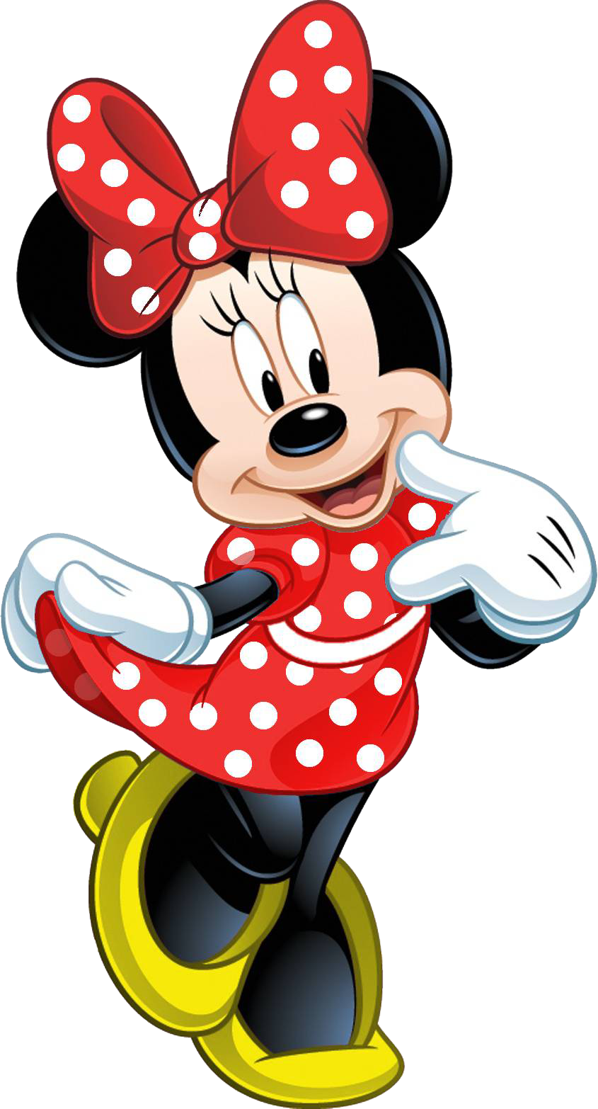 845x1566 Minnie Mouse Vector, Clipart