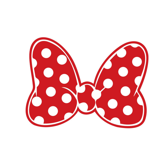 690x690 Minnie Mouse Polka Dot Bow Graphics Design Vectordesign