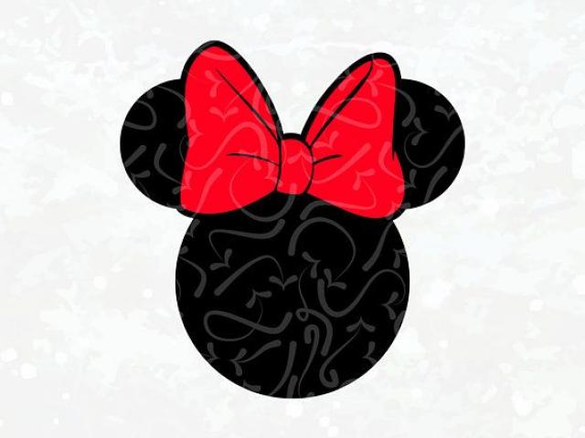640x480 Minnie Mouse Head Vector