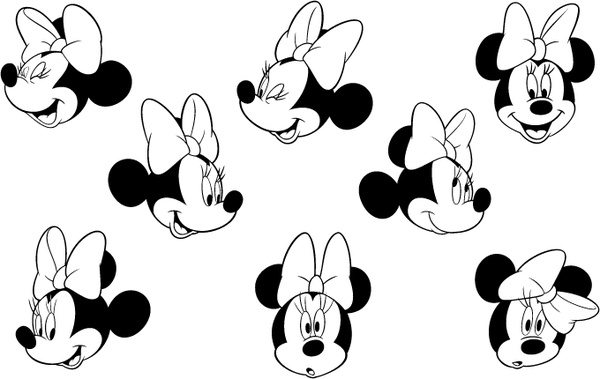600x379 Minnie Mouse Free Vector In Encapsulated Postscript