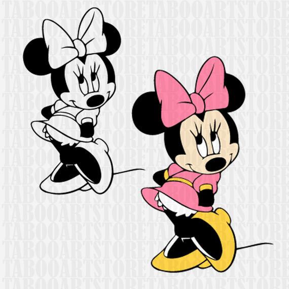 570x570 Disney Minnie Mouse Clipart Disney Minnie Mouse Etsy