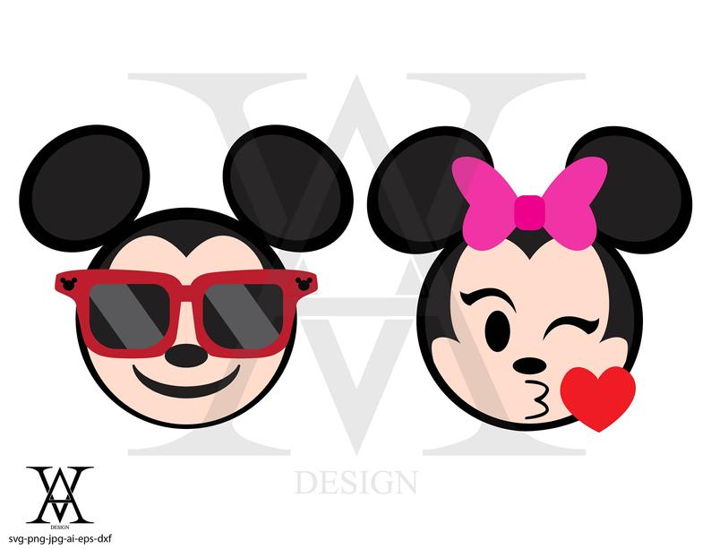 794x613 Disney Clipart Mickey And Minnie Mouse Vector Instant Etsy
