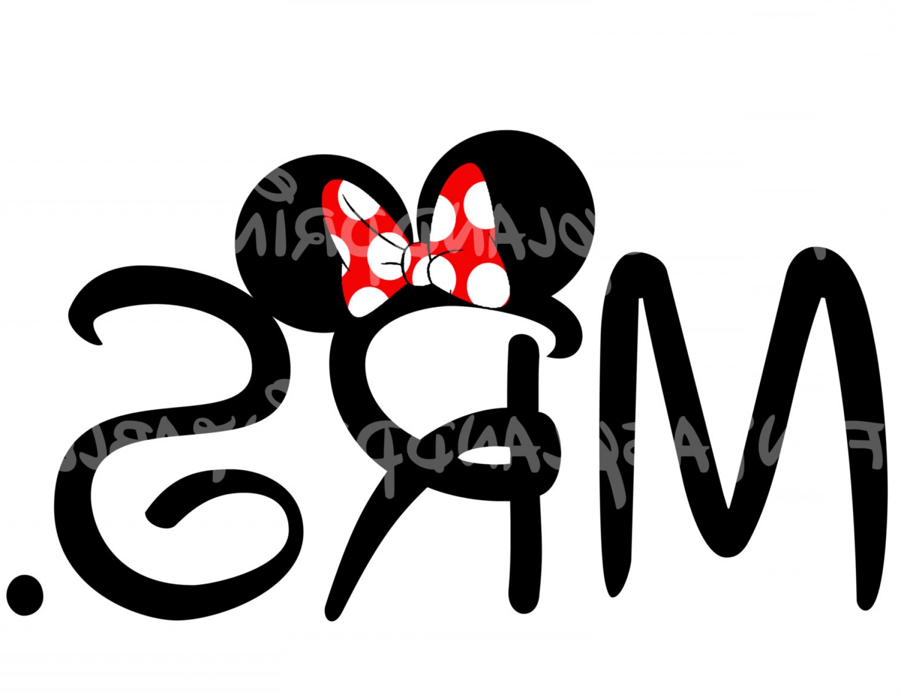 1800x1390 Minnie Vector Black And White Createmepink