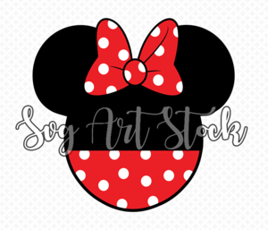 300x257 Minnie Vector Art Stock