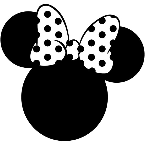 600x600 Huge Collection Of 'minnie Mouse Silhouette Vector' Download More