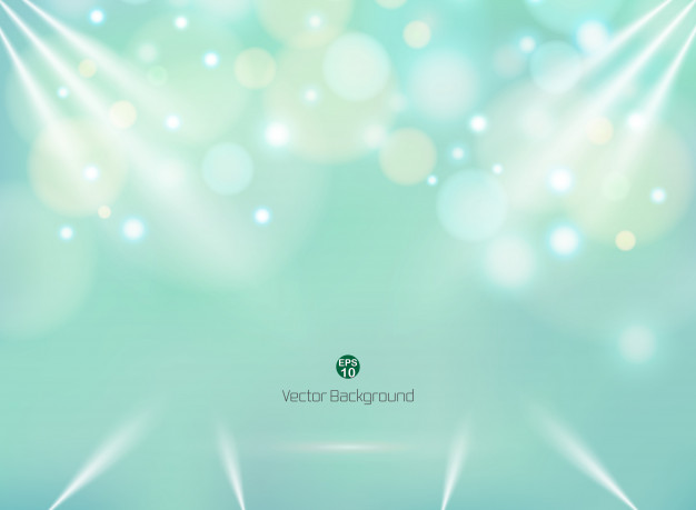 626x459 Blending Green Mint Color Background With Colorful Circle Bokeh