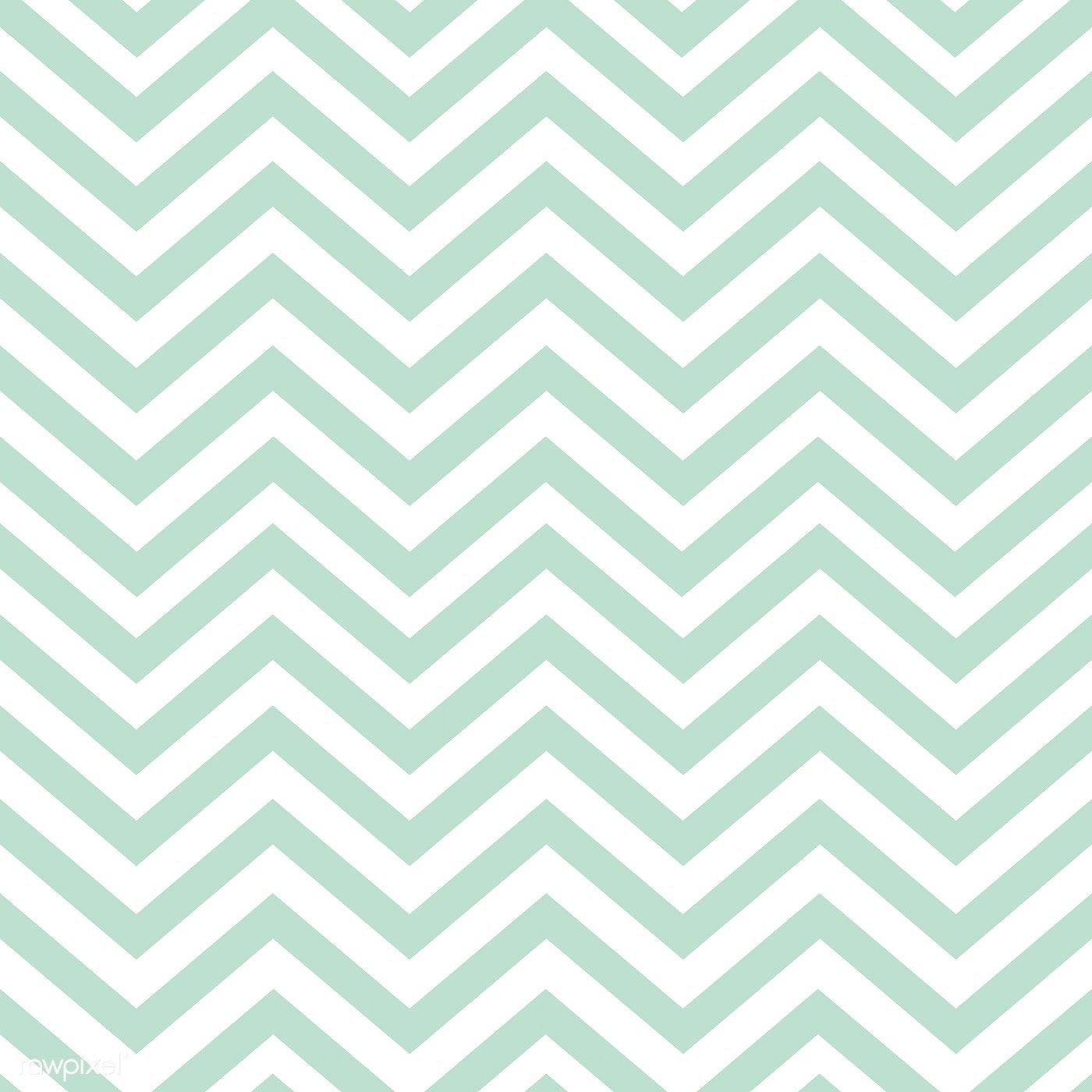 1400x1400 Mint Green Seamless Zigzag Pattern Vector Free Image