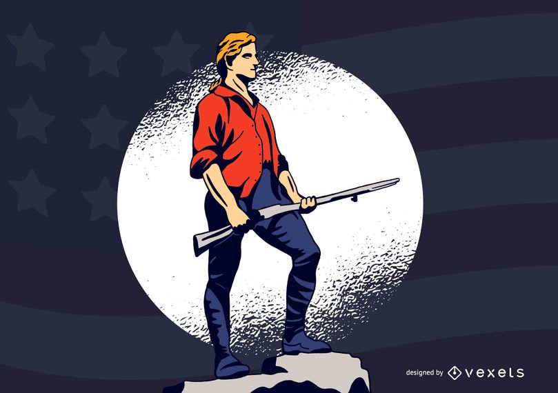 809x570 Minutemen Vector Design