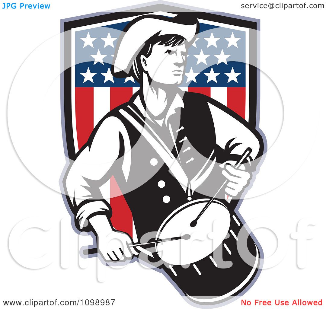 1080x1024 Clipart Retro American Revolutionary War Soldier Patriot Minuteman
