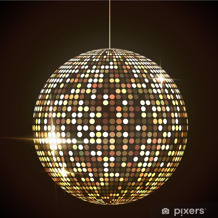 700x700 Mirror Disco Ball Vector Illustration Transparent Objects