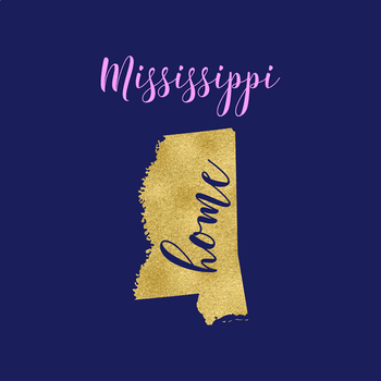 350x350 Mississippi Clipart, Usa State Vector Clipart, Mississippi Home