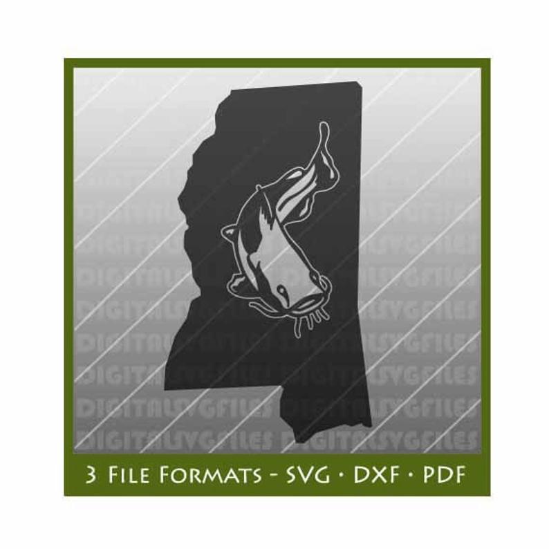 794x794 Mississippi State Mississippi Catfish Catfish Etsy