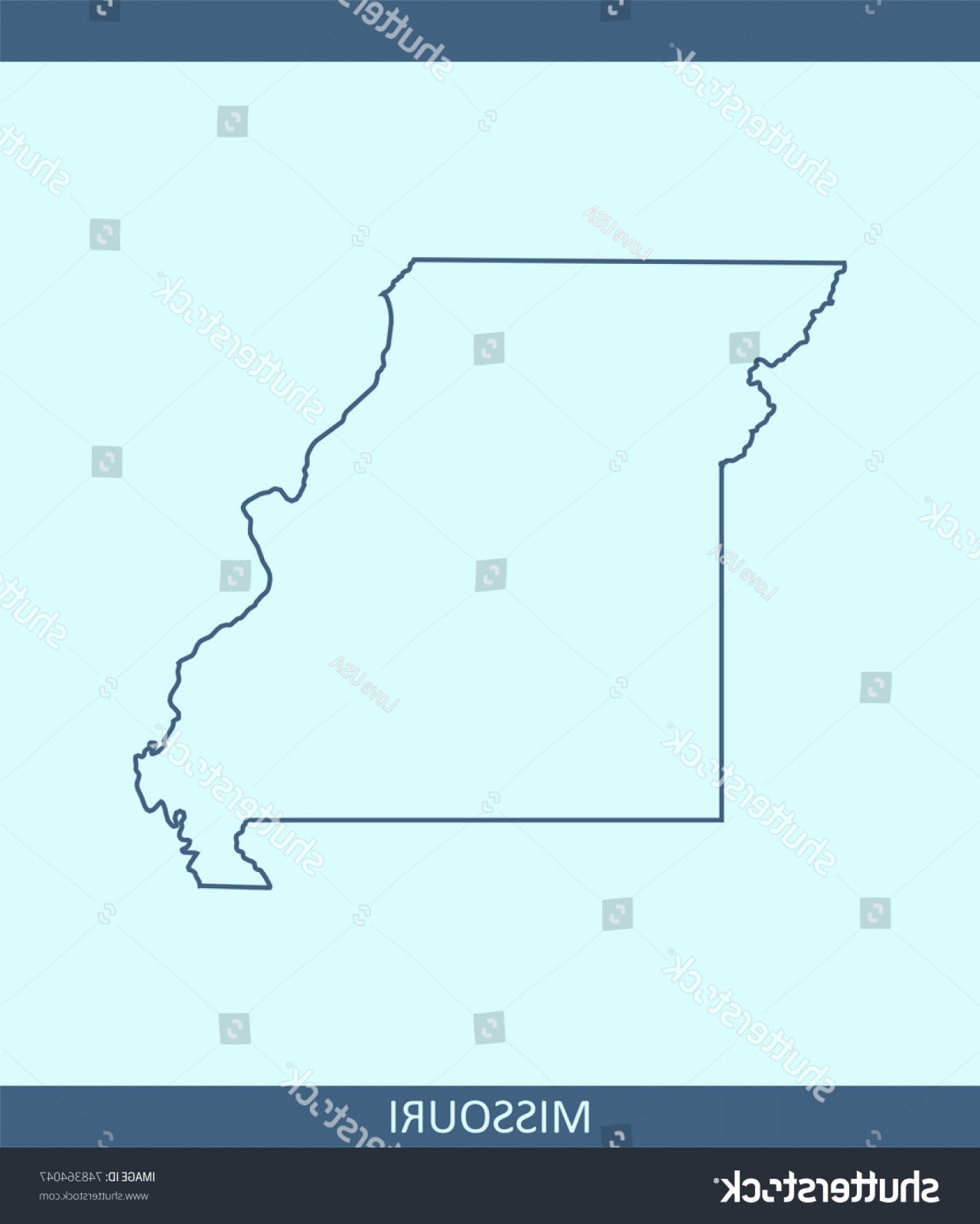 Missouri Outline Vector at Vectorified.com | Collection of Missouri