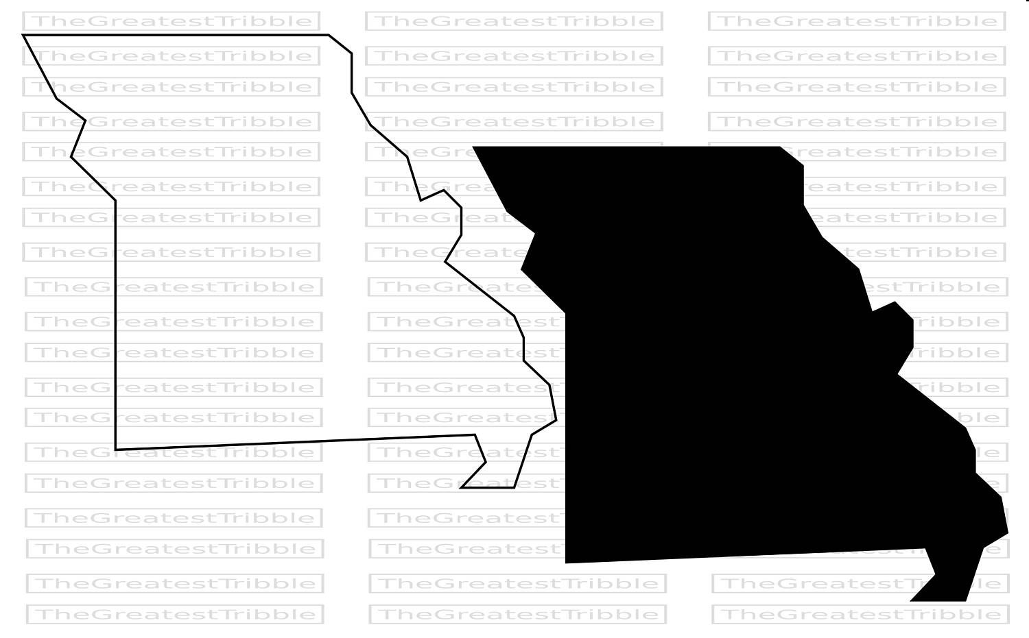 Missouri Outline Vector at Vectorified.com | Collection of Missouri