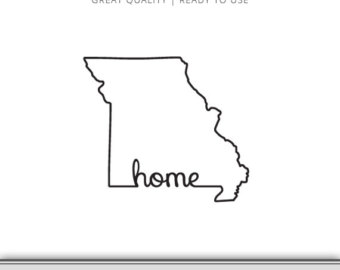 340x270 Collection Of 'missouri State Silhouette' Download More Than