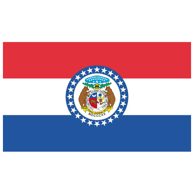 660x660 Missouri Flag Vector