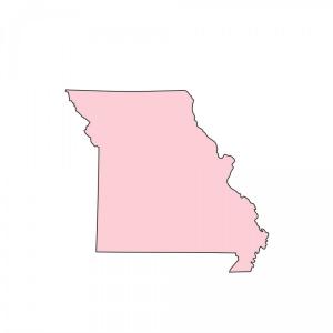 300x300 Photostock Vector Vector Missouri State D Outline Map Studiogrfx