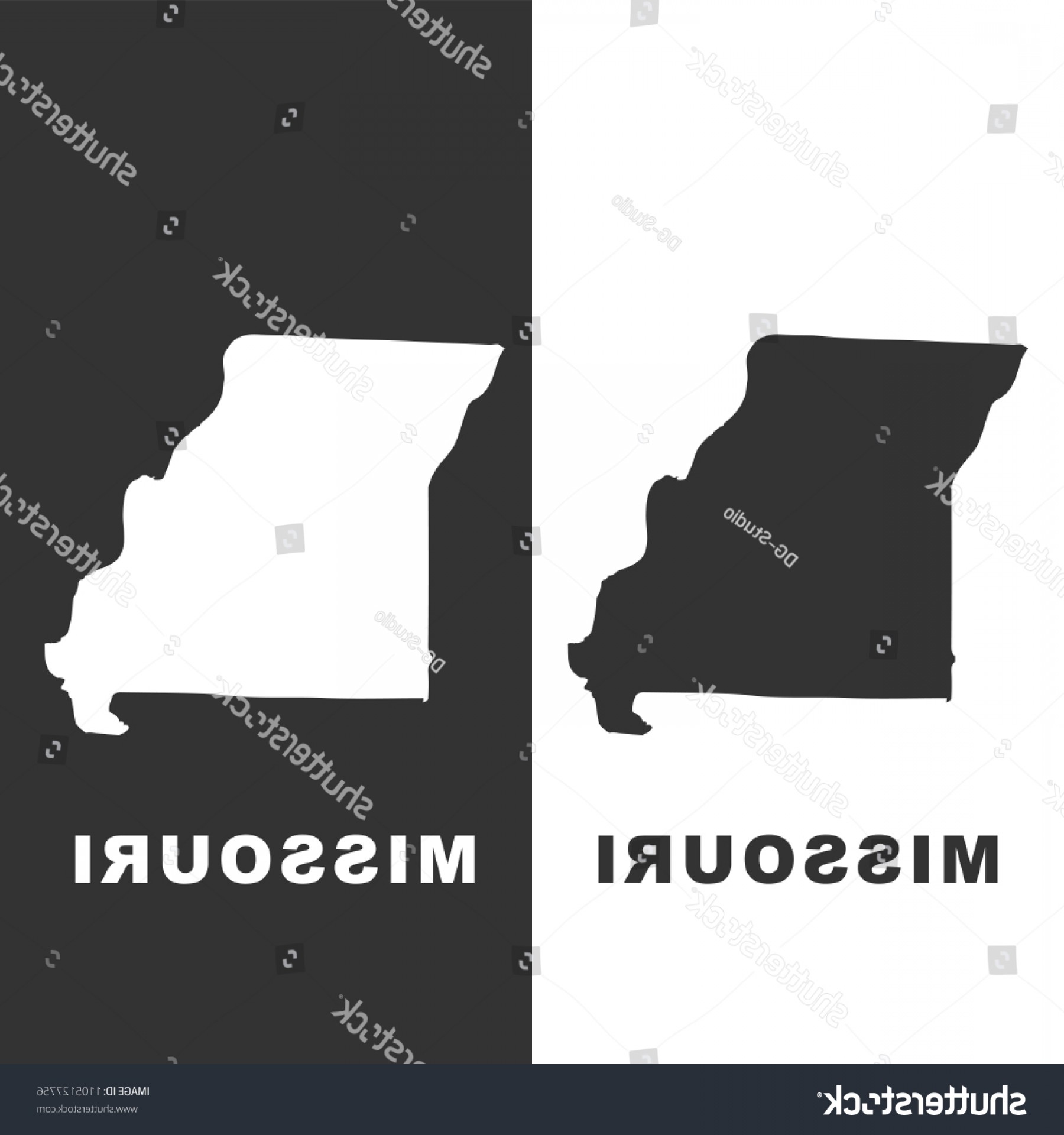 1800x1920 Map Us State Missouri On White Soidergi