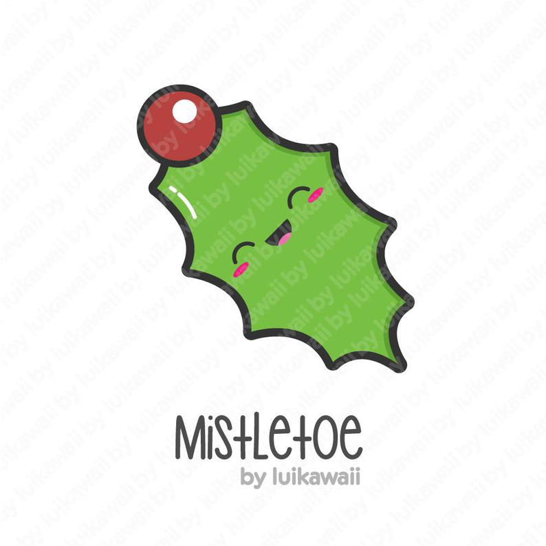 Kawaii Mistletoe Christmas Clipart Mistletoes Craft 794x794 Kawaii Mistletoe Christmas Clipart Mistletoes Craft
