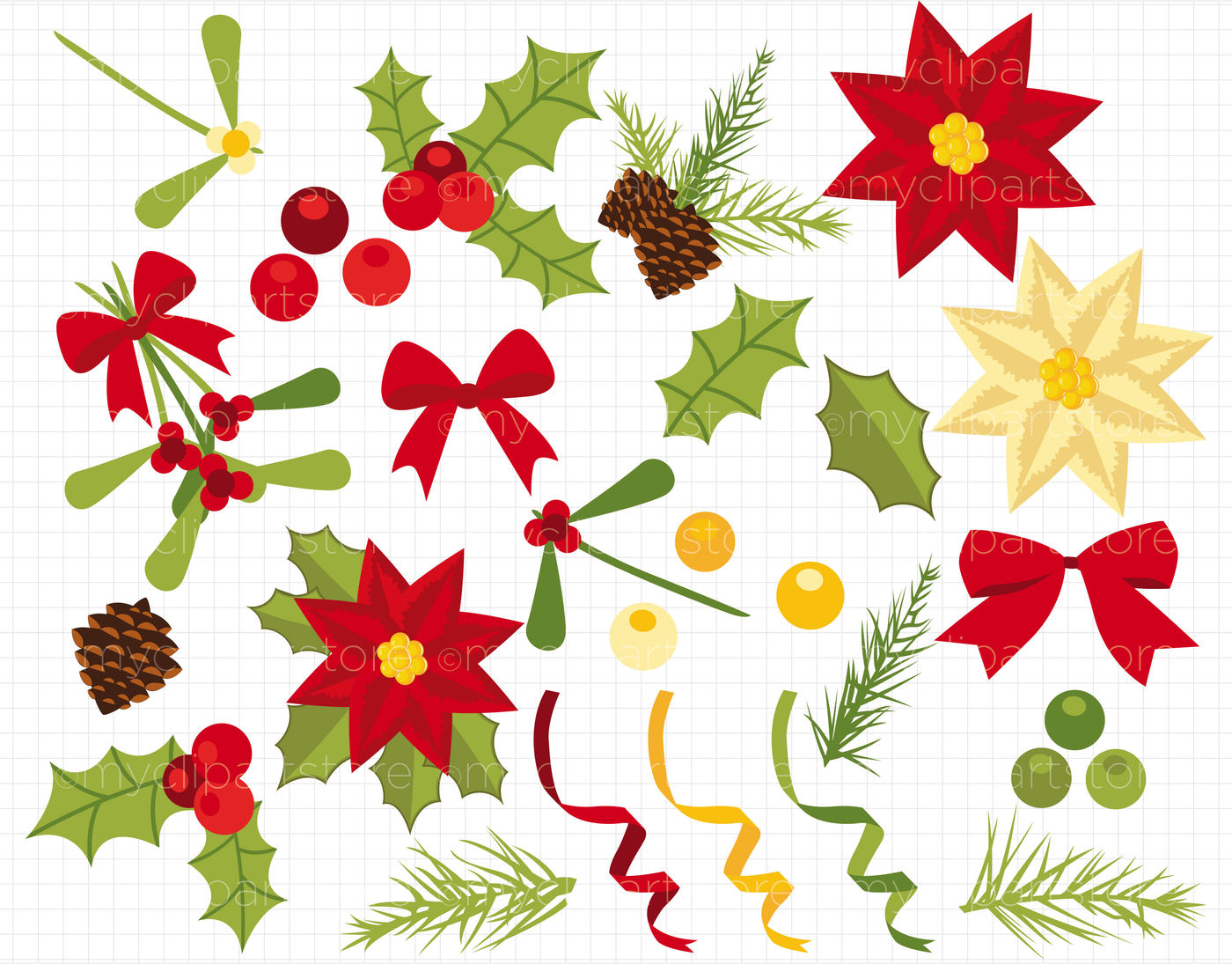 Christmas Flowers 1400x1095 Christmas Flowers