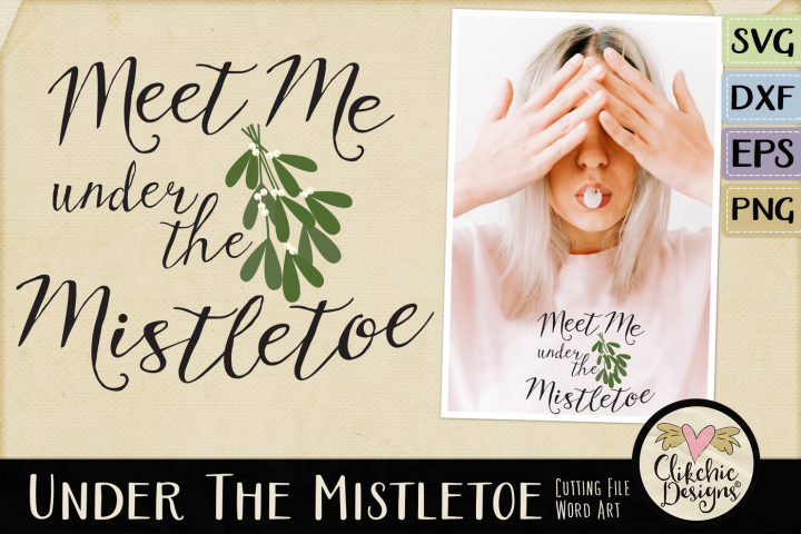 720x480 Free Under The Mistletoe Vector Clipart