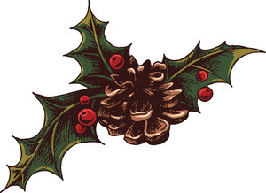 300x218 Mistletoe Vector Royalty Free Photos, Illustrations, And Vectors