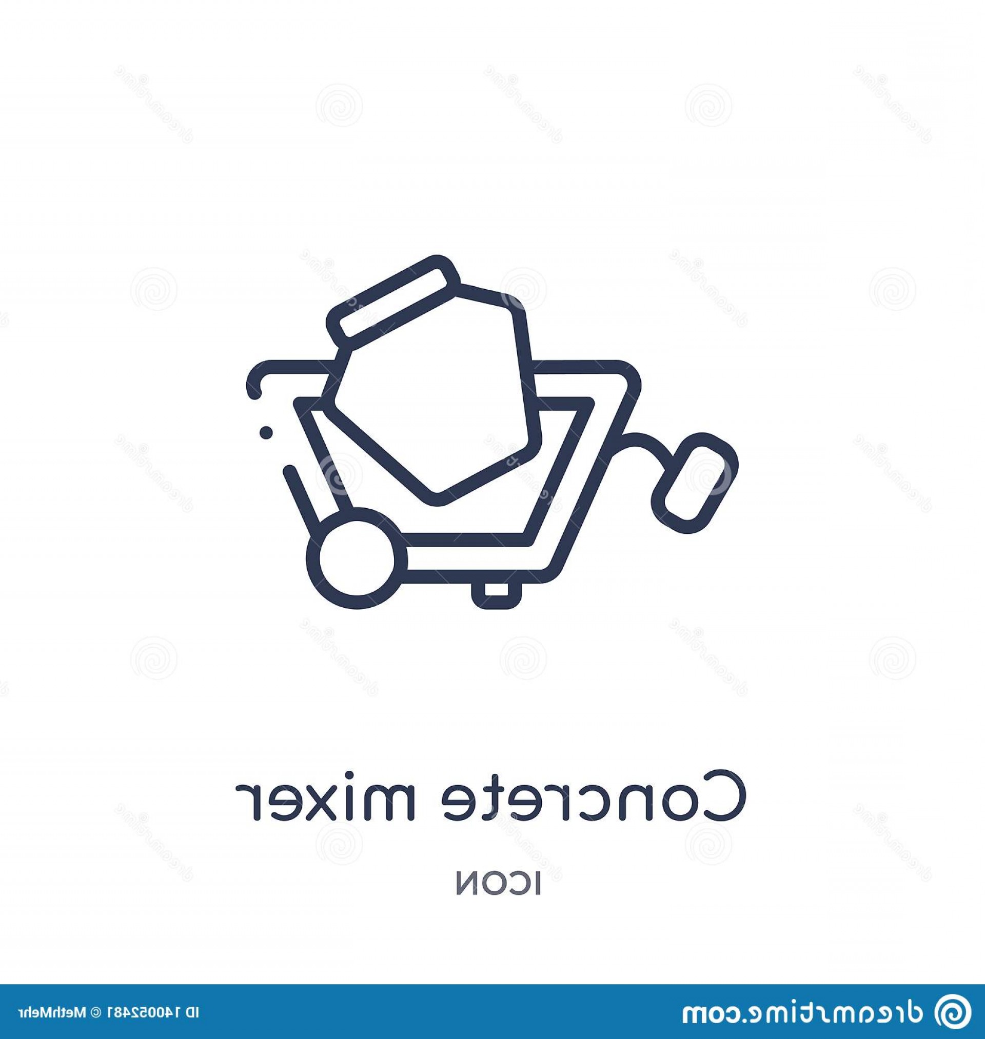 Linear Concrete Mixer Icon Construction Tools Outline Collection 1920x2026 Linear Concrete Mixer Icon Construction Tools Outline Collection